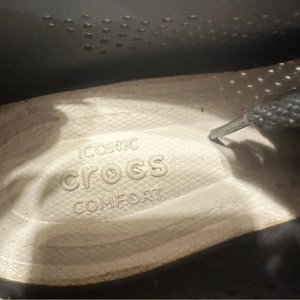 Crocs Men’s Gray Citilane Roka Court Lace-up Sneakers Size 12
